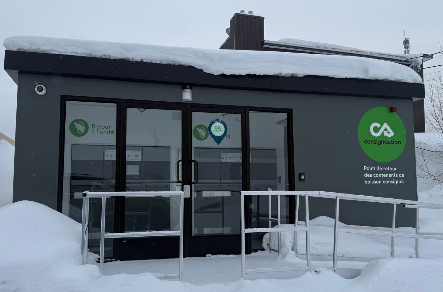 Kiosque ConsignAction chez Les Marchés Tradition Matagami